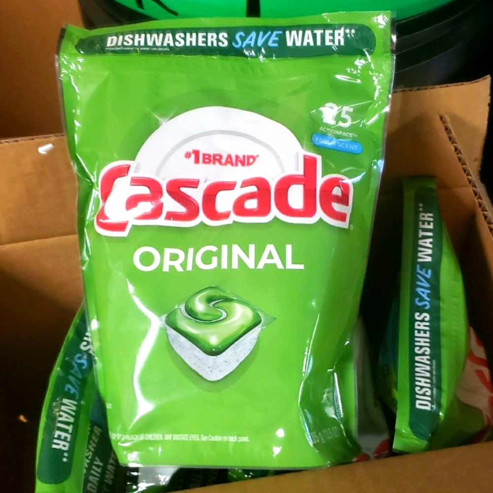 100 Dishwasher Pods 4 Packs CASCADE
